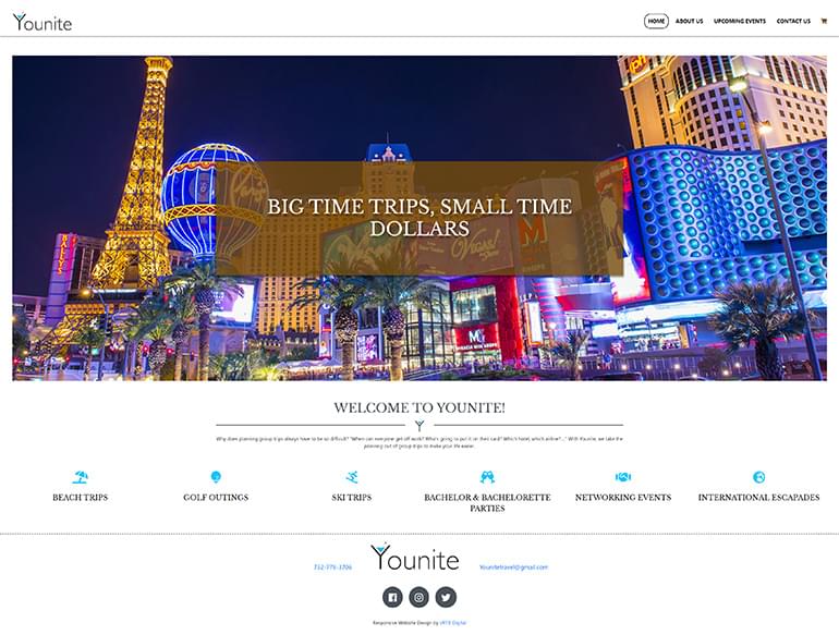 Younite Travel | VRTX Digital Website Portfolio